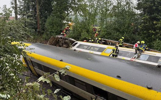 V nesreči vlaka v Nemčiji poškodovanih pet ukrajinskih državljanov