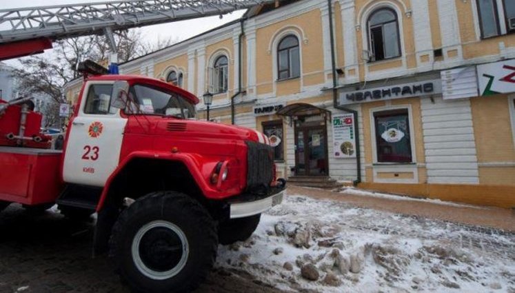 В Киеве горел дом, в котором жил Булгаков. ФОТО
