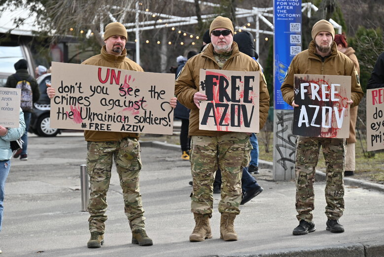 Акція на підтримку полонених захисників Азовсталі