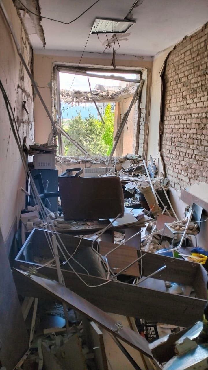 Наслідки обстрілу Степногірська