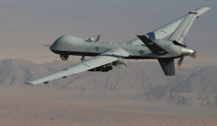 Російський винищувач Су-27 врізався в американський безпілотник MQ-9 над Чорним морем, - ВПС США