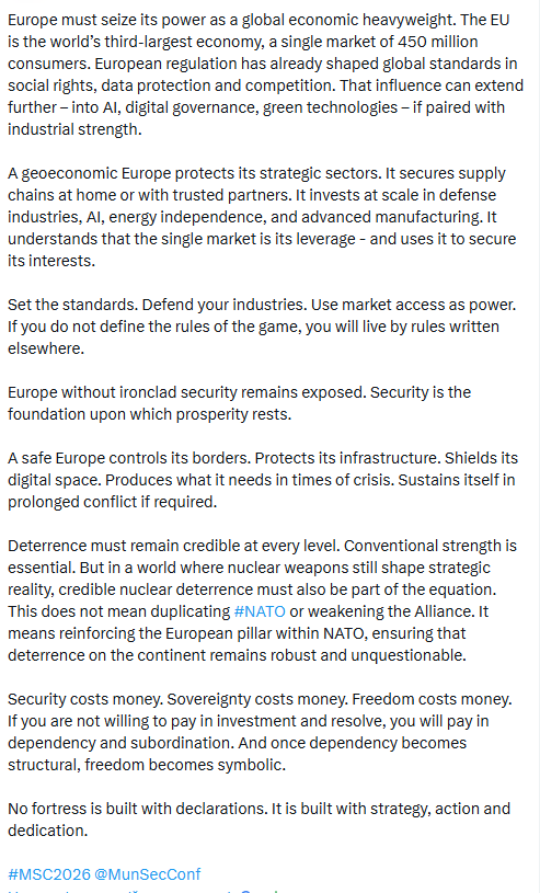 Будріс закликав Європу стати сильнішою