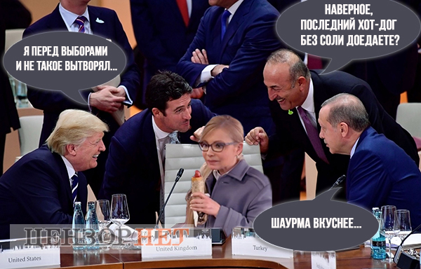 Зубожіння мирового масштаба. Хот-дог Юлии Тимошенко в ФОТОжабах 01