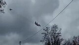 Воздушный бой вблизи Киева. ВИДЕО