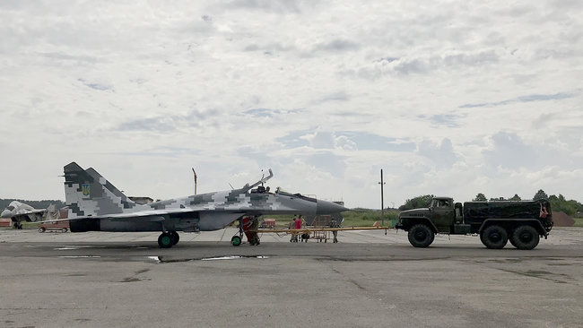 204-та авіабригада ЗСУ отримала відремонтований винищувач Міг-29 01