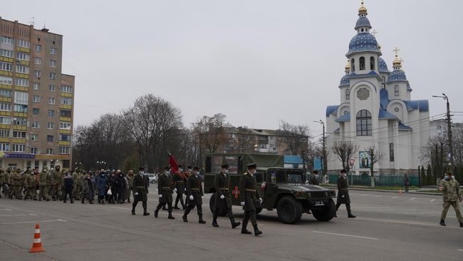 Воина 72-й ОМБ Минкина, погибшего на Донбассе, похоронили в Фастове под Киевом 09