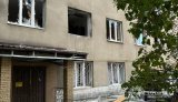 Гуртожиток після обстрілу
