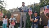 "Нет политической депортации Козловской", - в Варшаве пикетировали МВД Польши из-за выдворения украинки. ФОТОрепортаж
