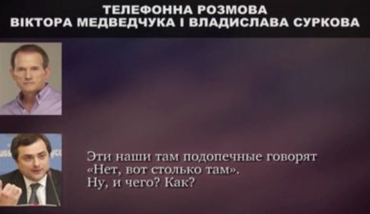 "Зробімо вже і будемо рухатися, бл#", - Сурков і Медведчук у 2014 році обговорюють поставки електроенергії до Криму та обмін полоненими на Донбасі. АУДIО+розшифровка