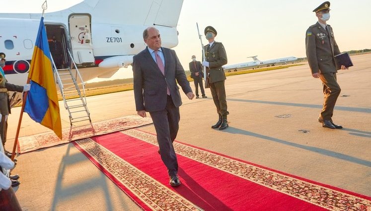 UK Secretary of State for Defense arrives in Ukraine. ФОТО