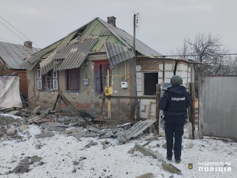 Обстріл Богодухівського району на Харківщині 6 січня