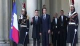 President Zelenskyi arrives at Élysée Palace in Paris. VIDEO