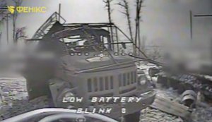 Дроны подразделения "Фенікс" уничтожили БМ-21 "Град" рашистов на Лиманском направлении. ВИДЕО