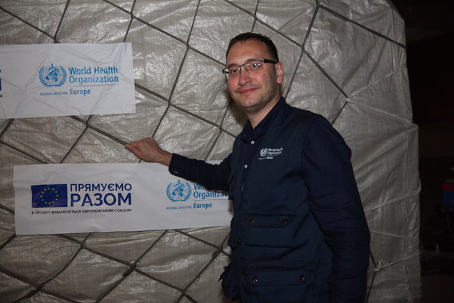 Европейский Союз и ВОЗ передали Украине средства защиты для более чем 50 больниц 05