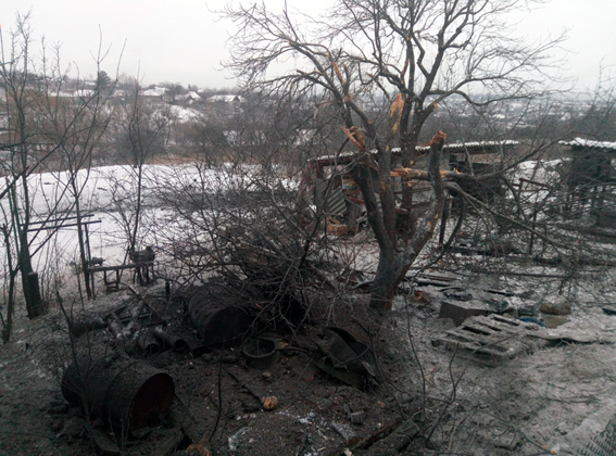 обстрел авдеевка