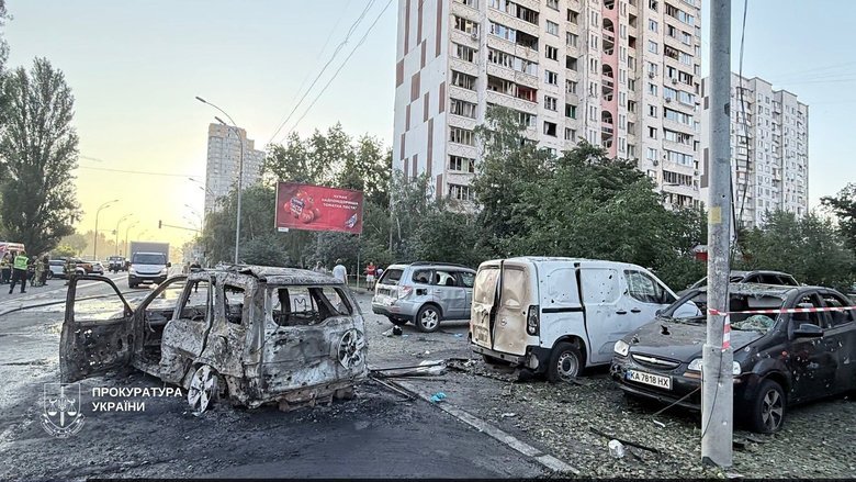 удар РФ по Киеву