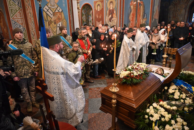 Farewell to warrior and poet Maksym Kryvtsov was held in Kyiv 08
