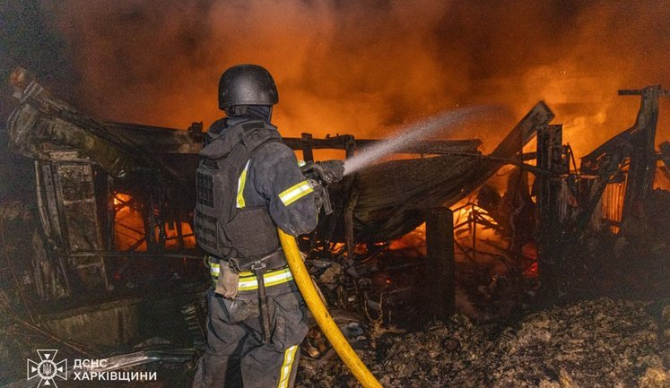 Enemy struck Kharkiv and Chuhuiiv district with drones, damaging civilian infrastructure and causing casualties. VIDEO+PHOTOS