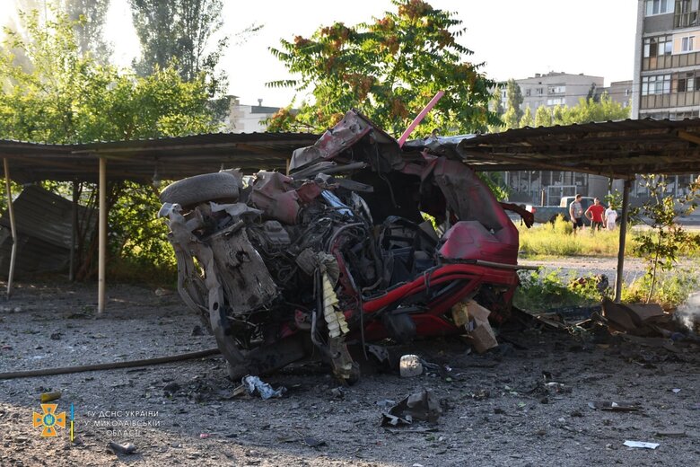 Наслідки ранкового обстрілу Миколаєва російськими окупантами 03