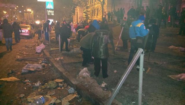 киев драка демонстрация