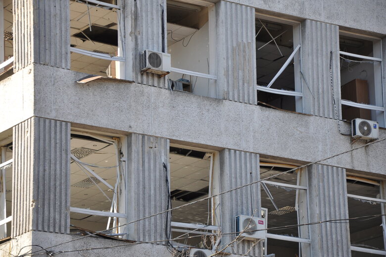 Consequences of Russian missile strikes on Kyiv 02