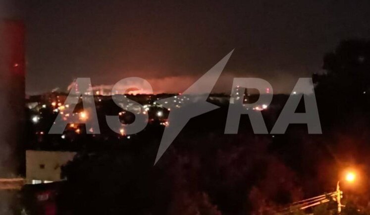 Безпілотники атакували підприємство хімічної промисловості "Азот" у Тульській області РФ: сталася пожежа. ВІДЕО+ФОТОрепортаж