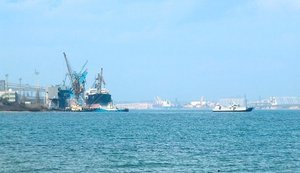 Одеський порт у якому стався вибух 25 травня