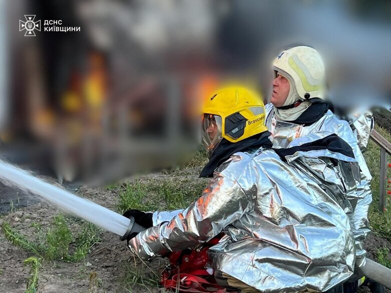Ліквідація пожежі на Київщині 7 червня
