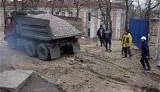 Техника прорвалась на стройплощадку на Богомольца. Милиция помогла начать незаконное строительство. ФОТОрепортаж.