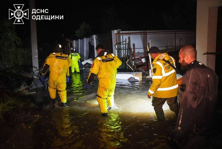Bad weather in Odesa