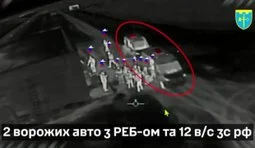 Дронарі 105 бригади ТрО поцілили в групу з 12 рашистів та уразили 2 автівки з РЕБ