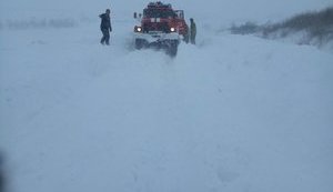 Из-за непогоды ограничено движение крупногабаритного транспорта в четырех областях, - ГСЧС