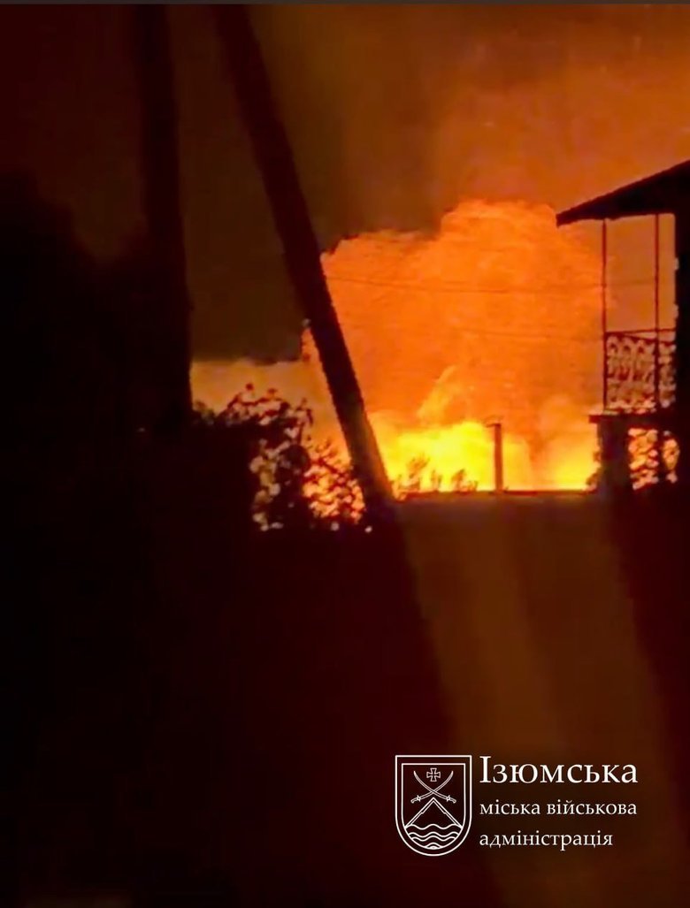 Атака на Ізюм ввечері 22 вересня