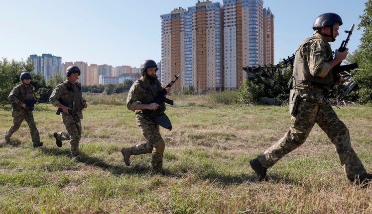 Учения резервистов в Киеве. ФОТОрепортаж