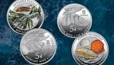 НБУ випустив набір монет, присвячений екосистемі Чорного та Азовського морів. ФОТО