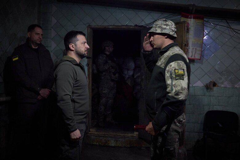 Zelensky arrived at front and congratulated soldiers on Day of Marine Corps of Navy of Armed Forces of Ukraine 05