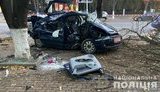 В Измаиле пьяный водитель въехал в дерево: два человека погибли, двое - госпитализированы, - полиция. ФОТО