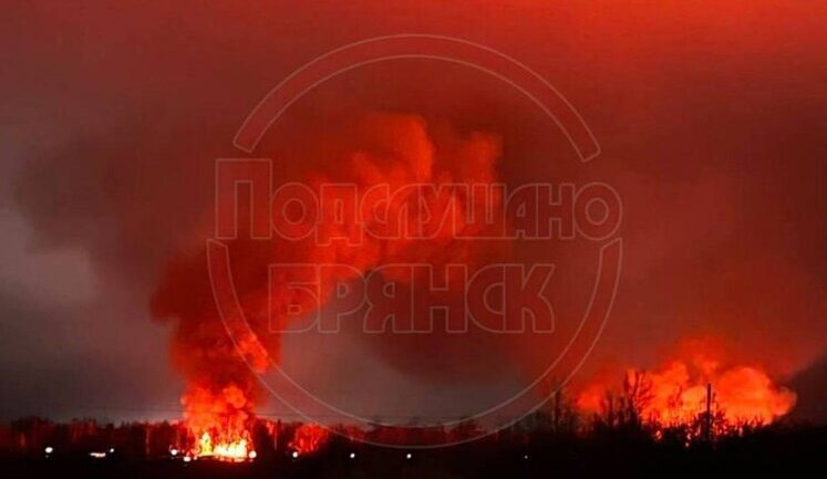 На пораженном в Брянской области складе были боеприпасы, ракеты к РСЗО и КАБ, - ЦПД