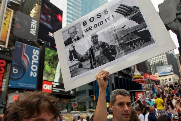 протест нью-йорк