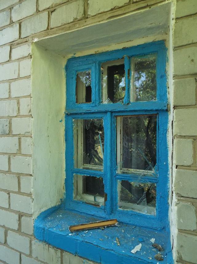 обстрел луганская разрушения станица