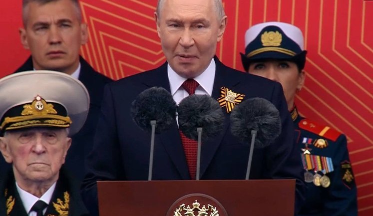 У Росії одна мета – перемога у війні проти України, - Путін на параді у Москві