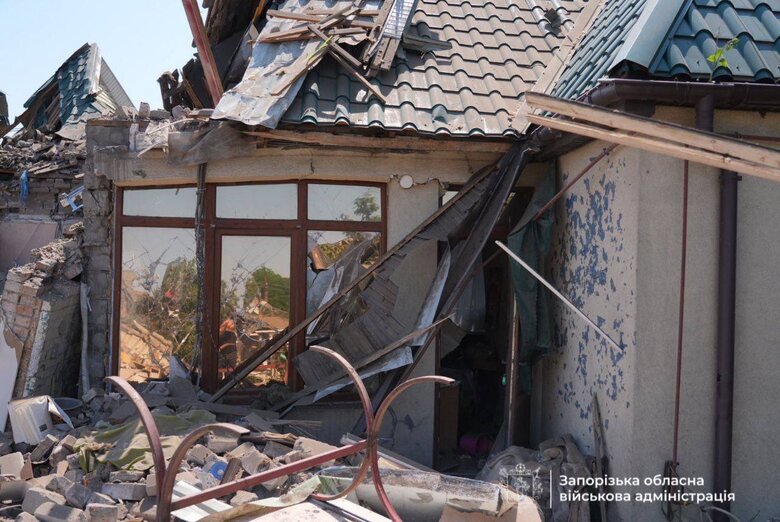 Запоріжжя після обстрілу