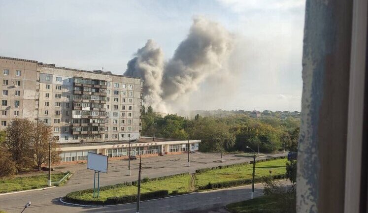 Вибухи лунають на ворожому складі в окупованому Алчевську, - Гайдай. ФОТОрепортаж