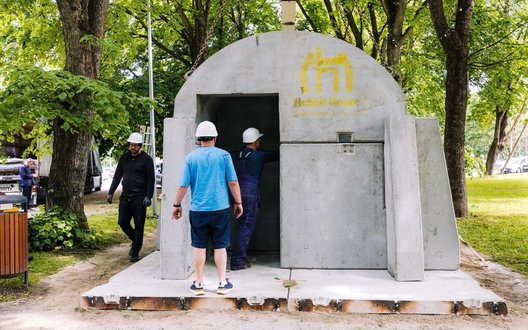 Перше модульне укриття на випадок повітряної загрози встанов