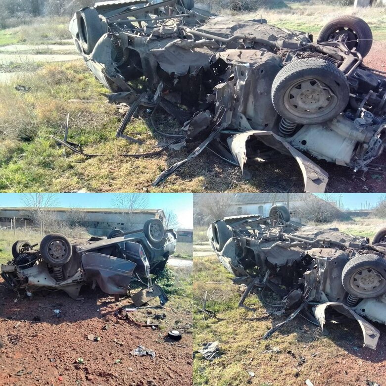 Авто з офіцерами РФ підірвали в окупованому Скадовську