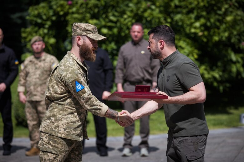 Awarding of Ukrainian Air Force servicemen