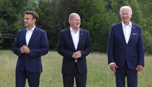 Байден, Макрон та Шольц