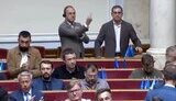 Vlasenko makes an obscene gesture in parliament