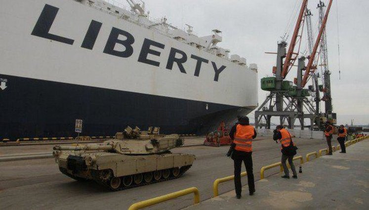 Atlantic Resolve Operation: American Abrams tanks and Bradley armored fighting vehicles arrived to Latvia. PHOTOS+VIDEO