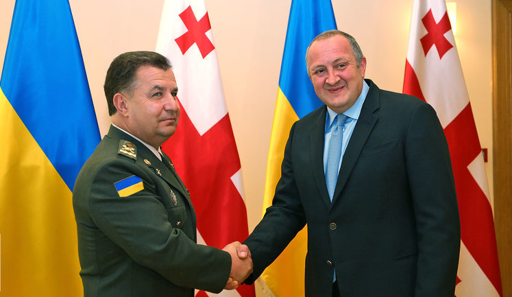 Голова Міноборони України і президент Грузії обговорили ситуацію на Донбасі й реформу української армії. ФОТОрепортаж